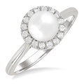 AeLoVer 14K White Gold Diamond Ring