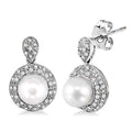 Pearl & Diamond Earrings