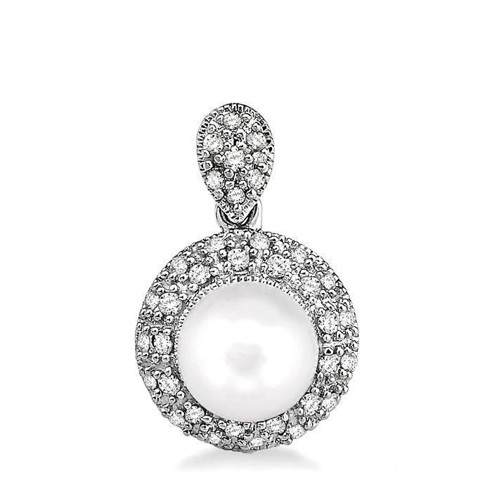 Pearl & Diamond Earrings