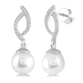 Pearl & Diamond Earrings