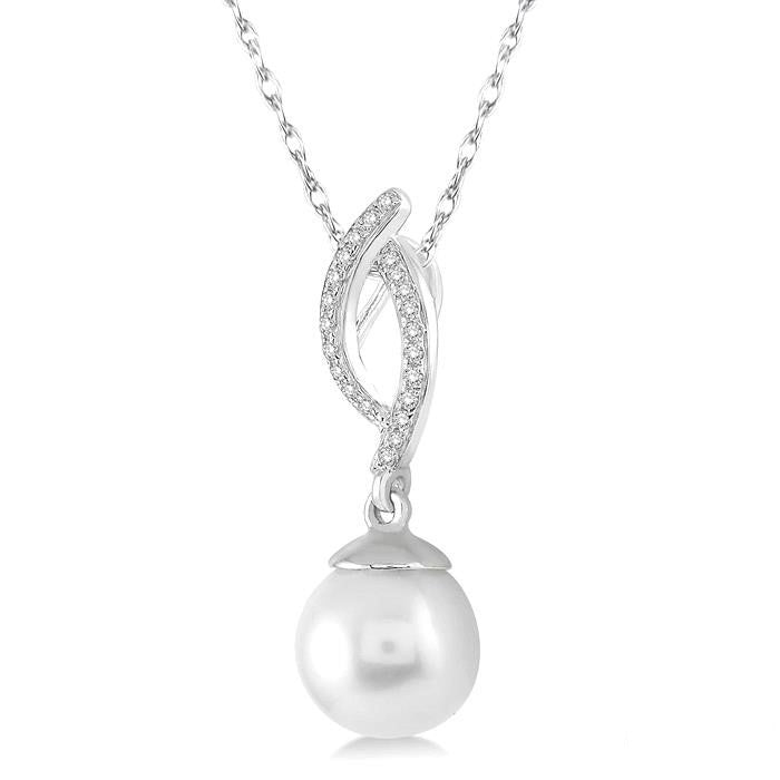 Echo Pearl & Diamond Fashion Pendant