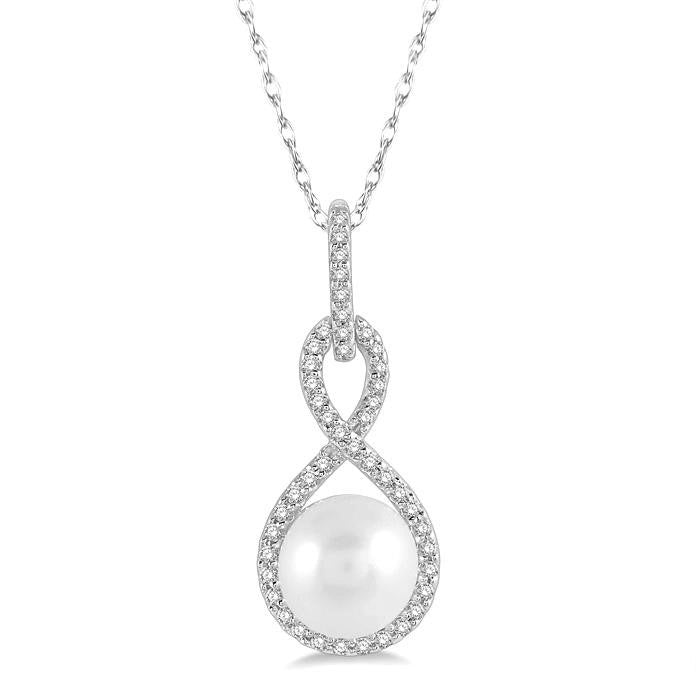 Echo Pearl & Diamond Fashion Pendant