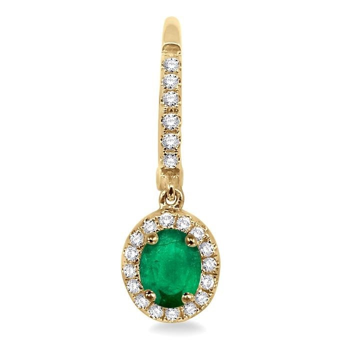 ThMirAe VelLo 14K White Gold Diamond Halo Earrings
