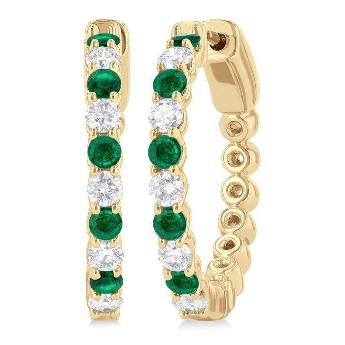 OraLoLux IonVioEl 14K White Gold Diamond Earrings