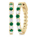 OraLoLux IonVioEl 14K White Gold Diamond Earrings