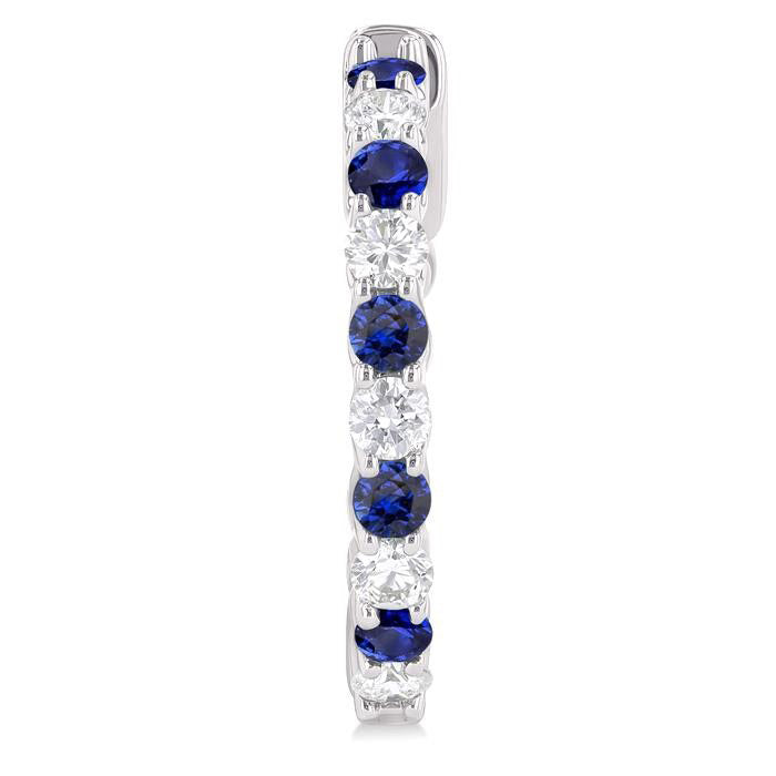 NoLysRa 14K White Gold Diamond Earrings