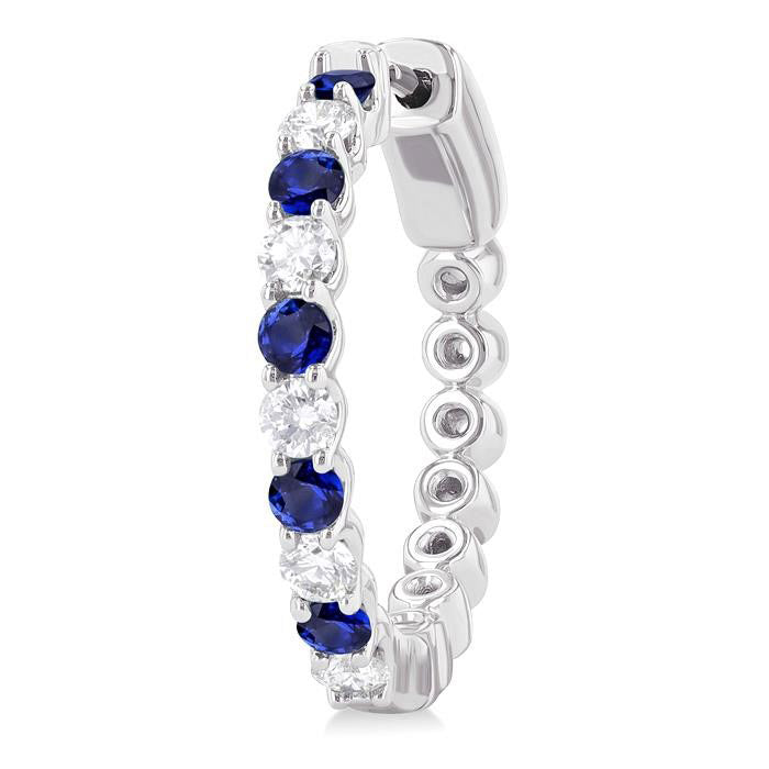 NoLysRa 14K White Gold Diamond Earrings