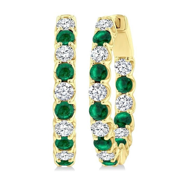 OraThLux 14K White Gold Diamond Earrings