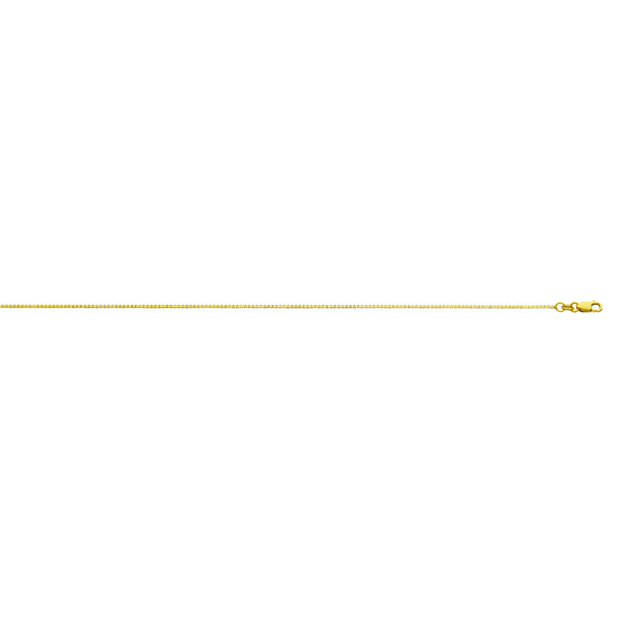 18" 14k Yellow Gold  Box Chain