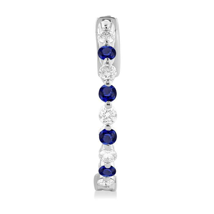 IsZenXe 14K White Gold Diamond Earrings