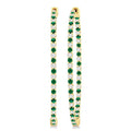 Inside-Out Alternate Gemstone & Diamond Hoop Earrings