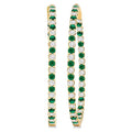 Inside-Out Alternate Gemstone & Diamond Hoop Earrings