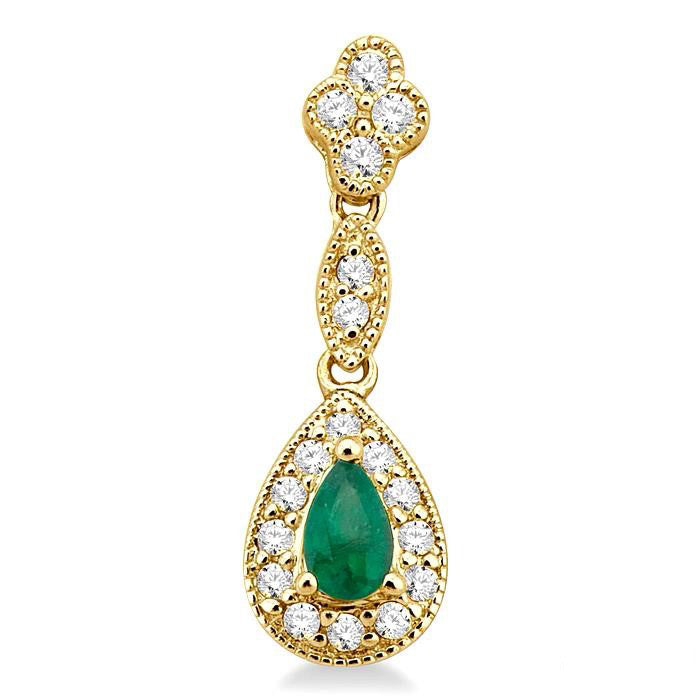 OnNoAe 14K White Gold Diamond Earrings