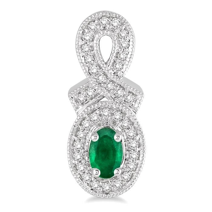 CaSolVio 14K White Gold Diamond Statement Earrings