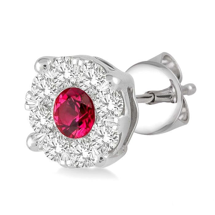 Shine Bright Gemstone & Diamond Earrings
