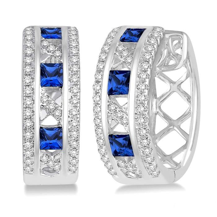 Gemstone & Diamond Earrings