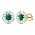 Shine Bright Gemstone & Diamond Earrings