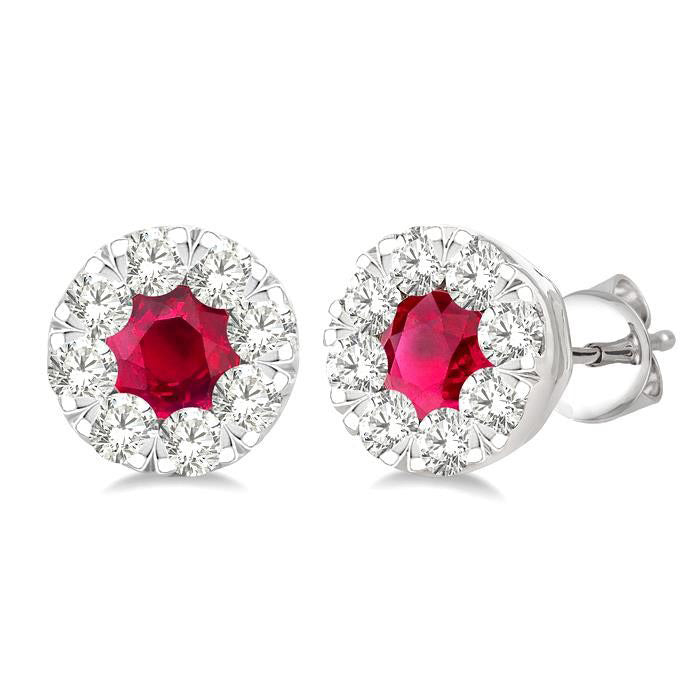 Shine Bright Gemstone & Diamond Earrings