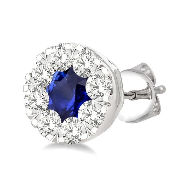 Shine Bright CelIon 14K White Gold Diamond Earrings