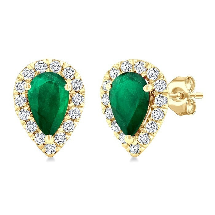 ElLysIs LuxDorDor AeCaNo 14K White Gold Diamond Halo Earrings
