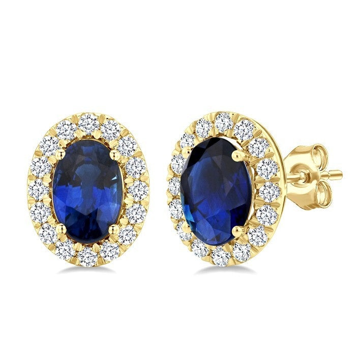 CelDorVer LinIsLys 14K White Gold Diamond Halo Earrings