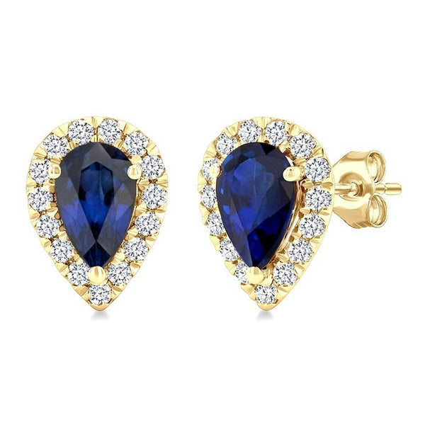 ArLinMir 14K White Gold Diamond Halo Earrings