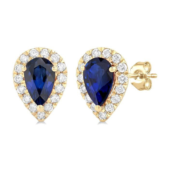 ArLinMir 14K White Gold Diamond Halo Earrings
