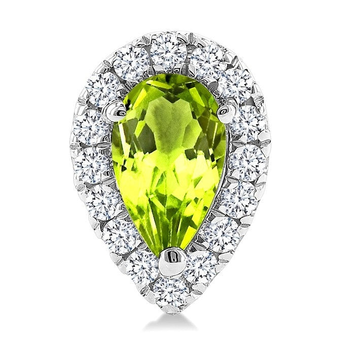 NoLysAe LysSolAr 14K White Gold Diamond Halo Earrings