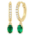 SolLuxLux 14K White Gold Diamond Fashion Earrings
