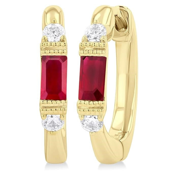 ElCa SolOraVel 14K White Gold Diamond Vintage Earrings