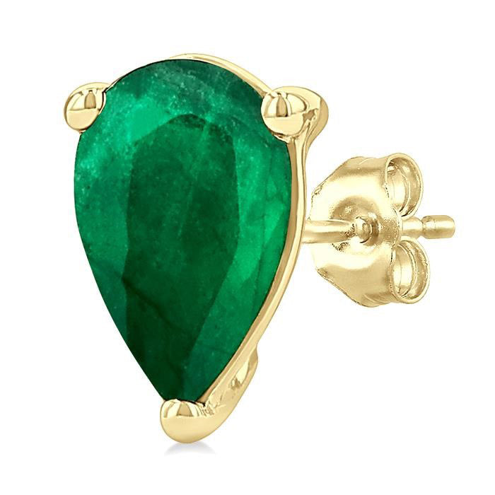 Pear Shape Gemstone Stud Earrings