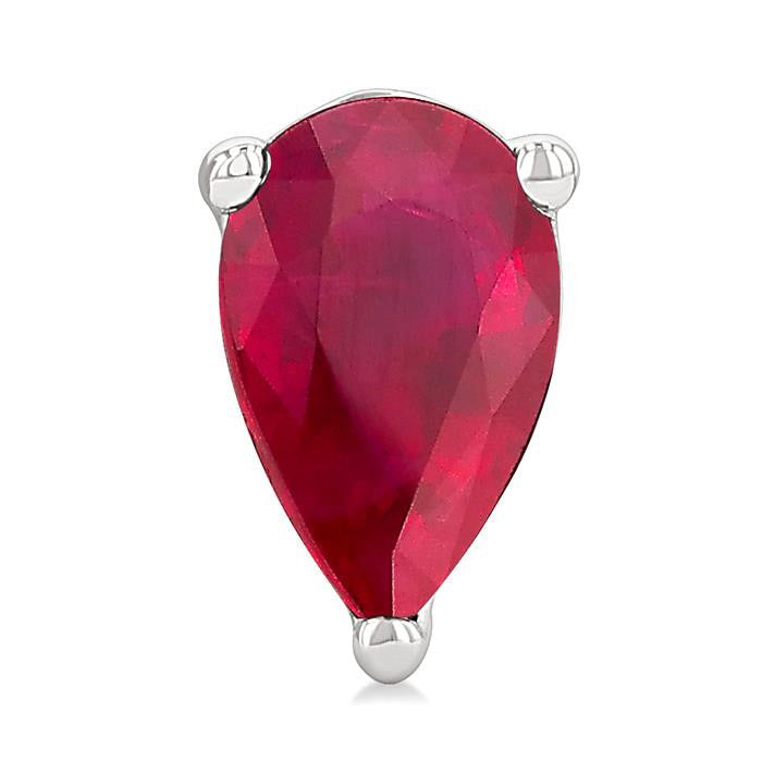 Pear Shape Gemstone Stud Earrings