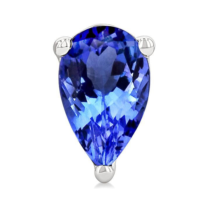 Pear Shape Gemstone Stud Earrings