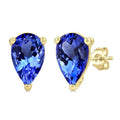 Pear Shape Gemstone Stud Earrings
