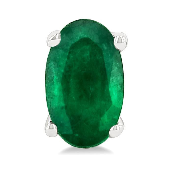 Oval Shape Gemstone Stud Earrings