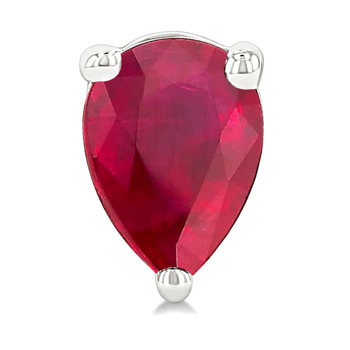 Pear Shape Gemstone Stud Earrings