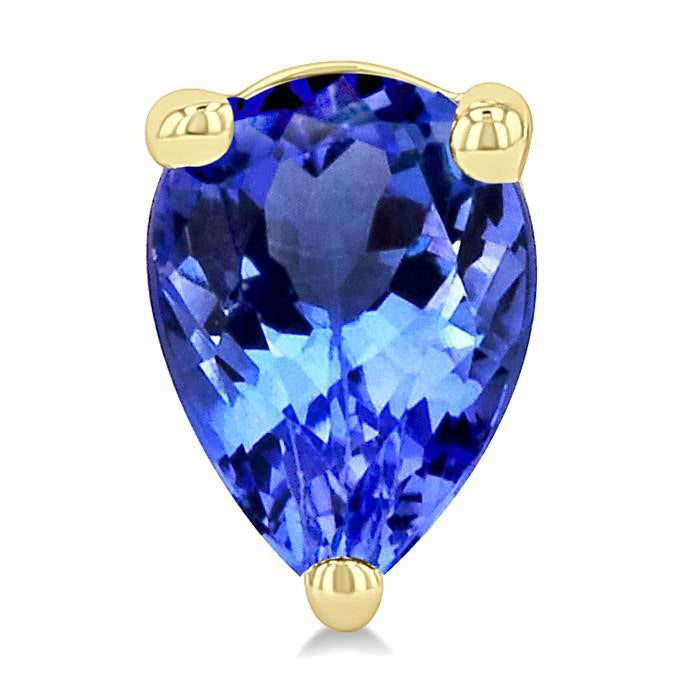 Pear Shape Gemstone Stud Earrings