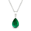 Seraph Pear Shape Gemstone Solitaire Pendant