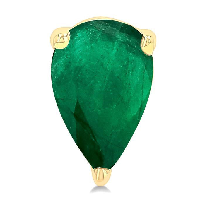 Pear Shape Gemstone Stud Earrings