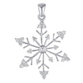 Diamond Snowflake Pendant