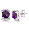 Gemstone & Diamond Earrings