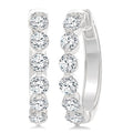 Diamond Hoop Earrings