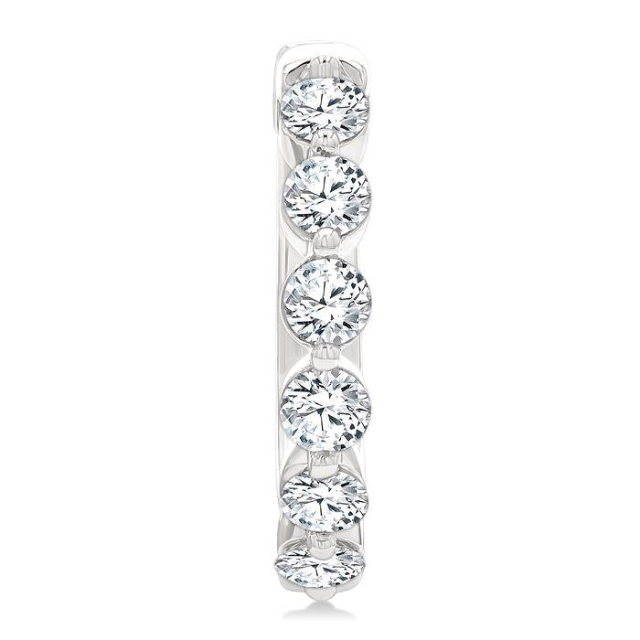 Diamond Hoop Earrings
