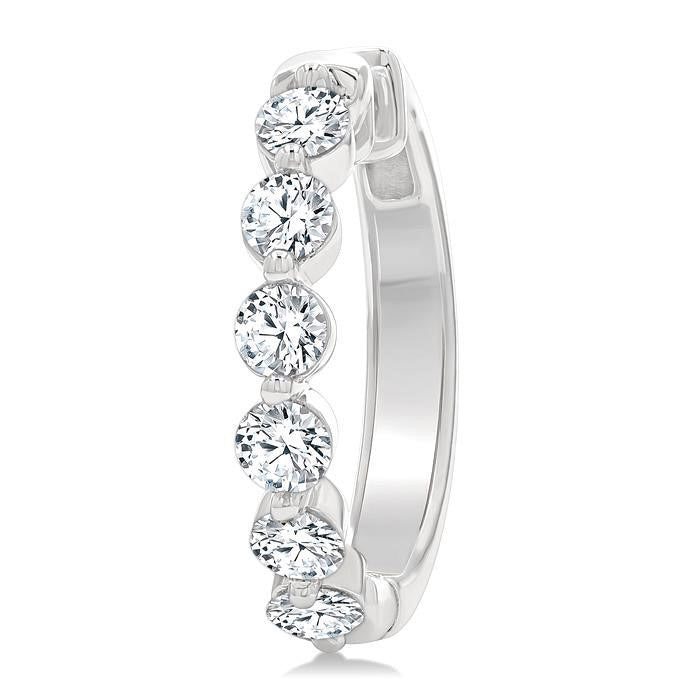 Diamond Hoop Earrings