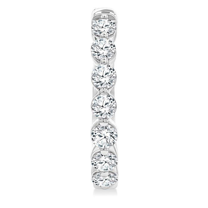 Diamond Hoop Earrings
