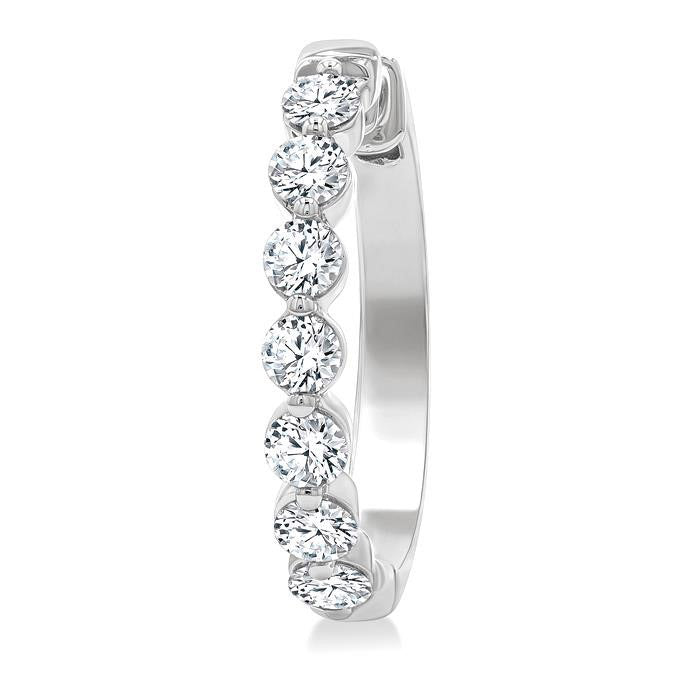 Diamond Hoop Earrings