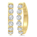 Diamond Hoop Earrings