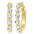 Diamond Hoop Earrings