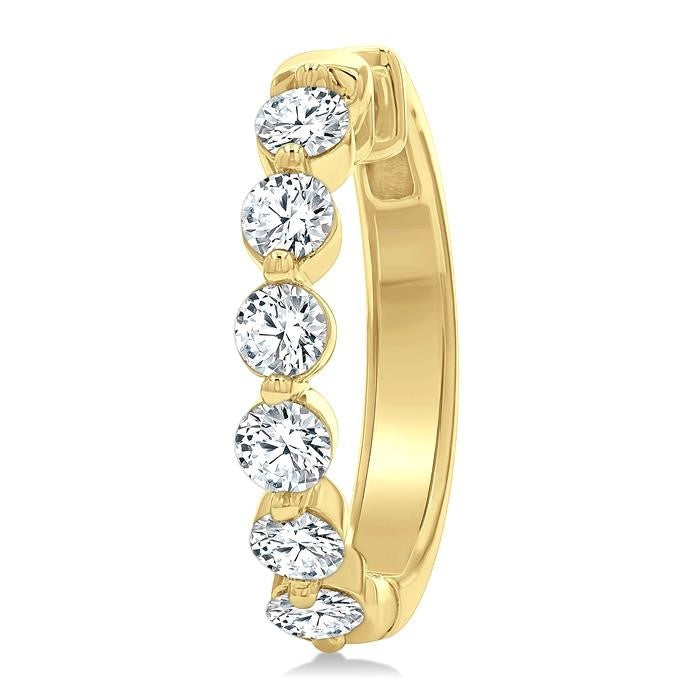 Diamond Hoop Earrings