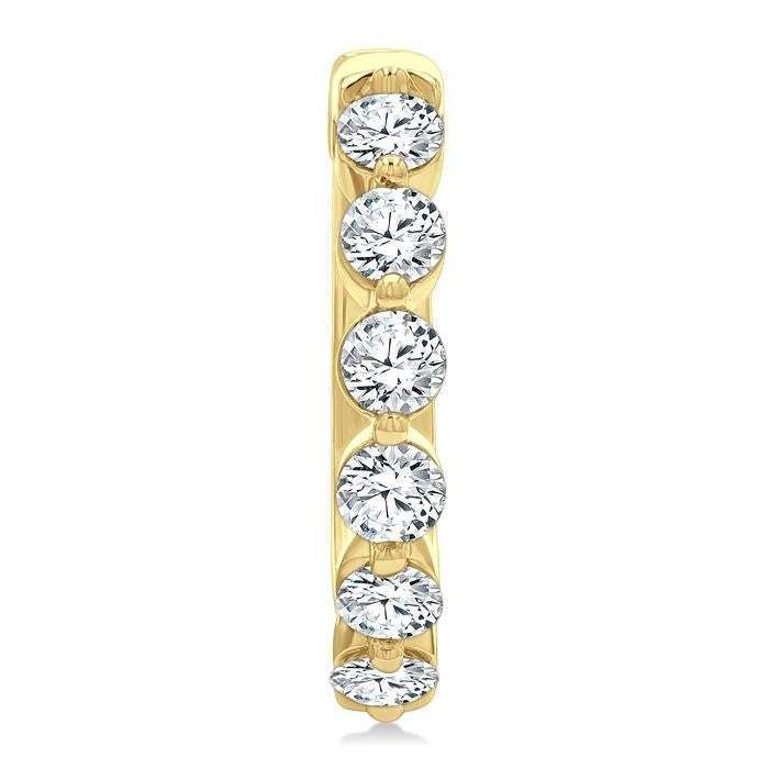 Diamond Hoop Earrings